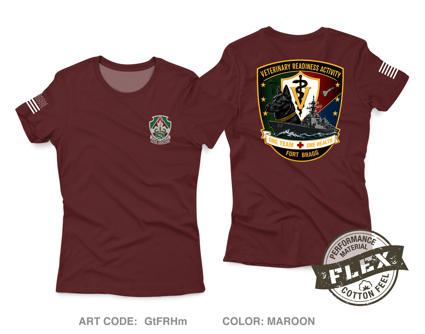 VRA Ft Bragg Core Women's SS Flex Performance Tee - GtFRHm