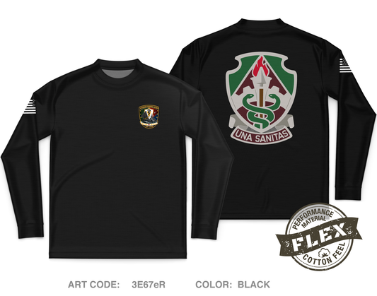 VRA Ft Bragg Core Men's LS Flex Performance Tee - 3E67eR
