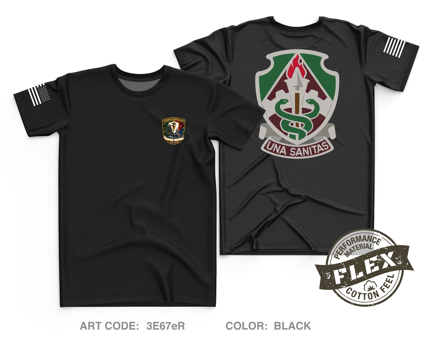 VRA Ft Bragg Core Men's SS Flex Performance Tee - 3E67eR