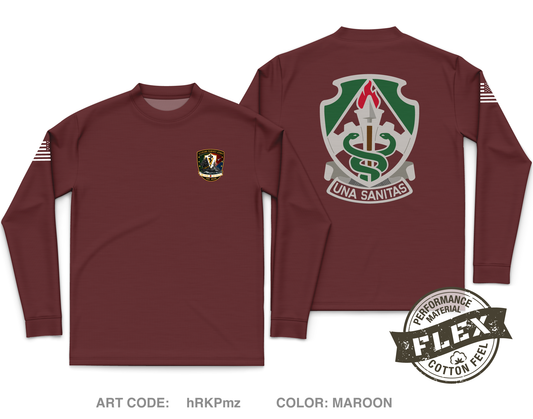 VRA Ft Bragg Core Men's LS Flex Performance Tee - hRKPmz