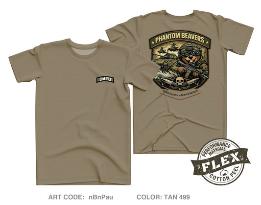 Phantom Beavers Core Men's SS Flex Performance Tee - nBnPau