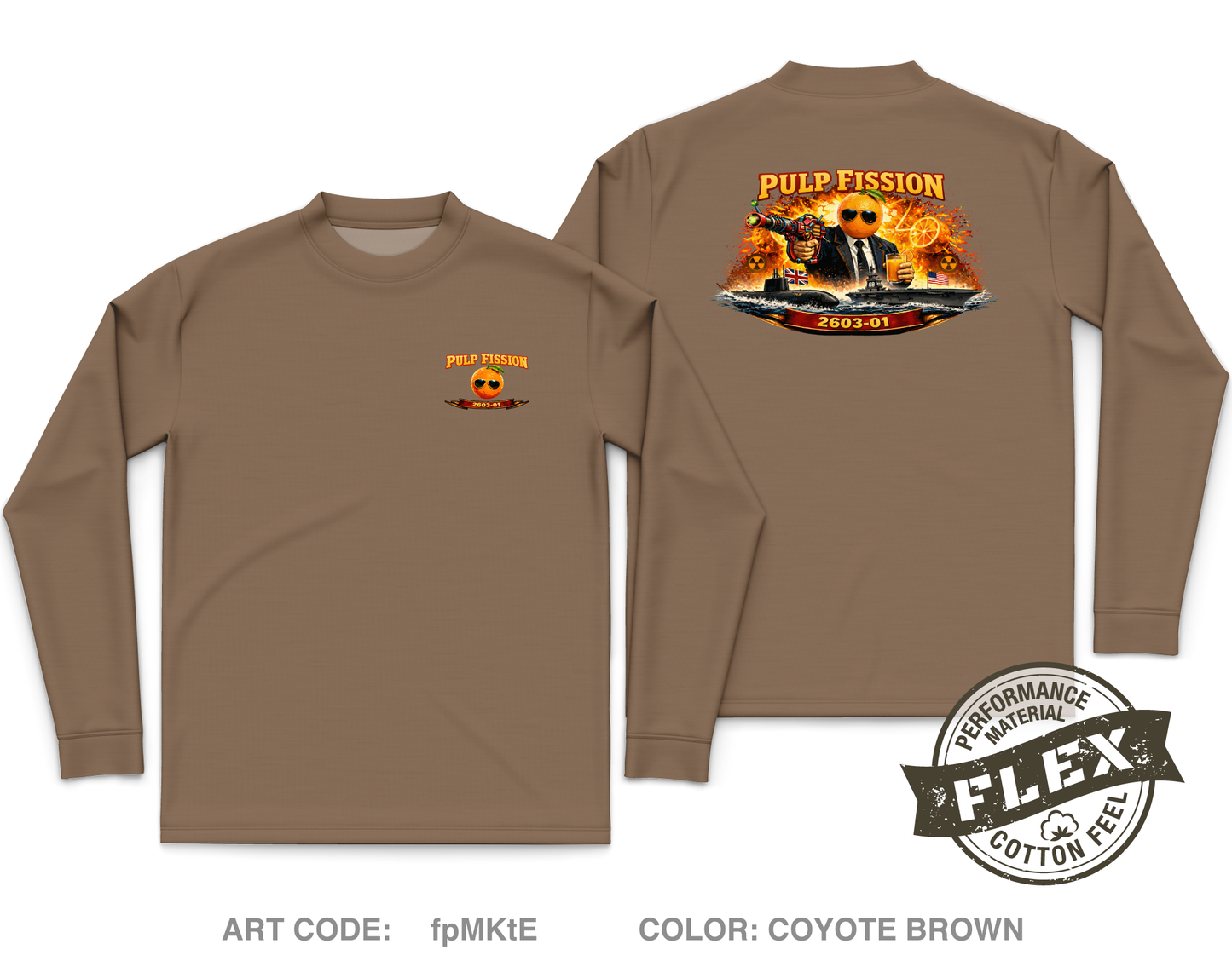 NNPTC 2603-1 Core Men's LS Flex Performance Tee - fpMKtE