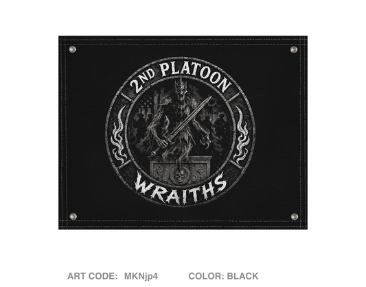 2nd PLT, C co, 1-63 AR BN Banner Flag - MKNjp4