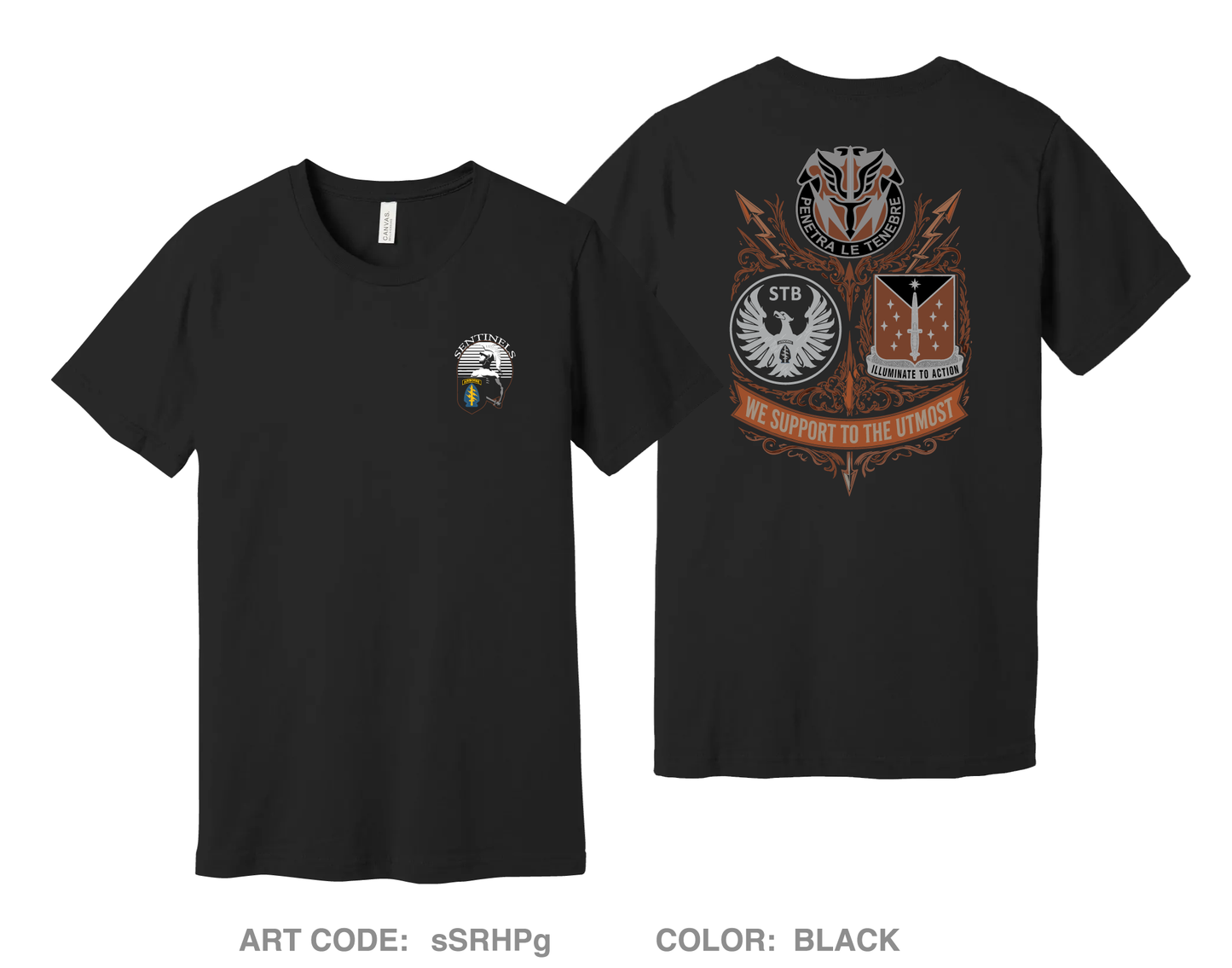 528th Sustainment Brigade (SO)(A) Comfort Unisex Cotton SS Tee - sSRHPg