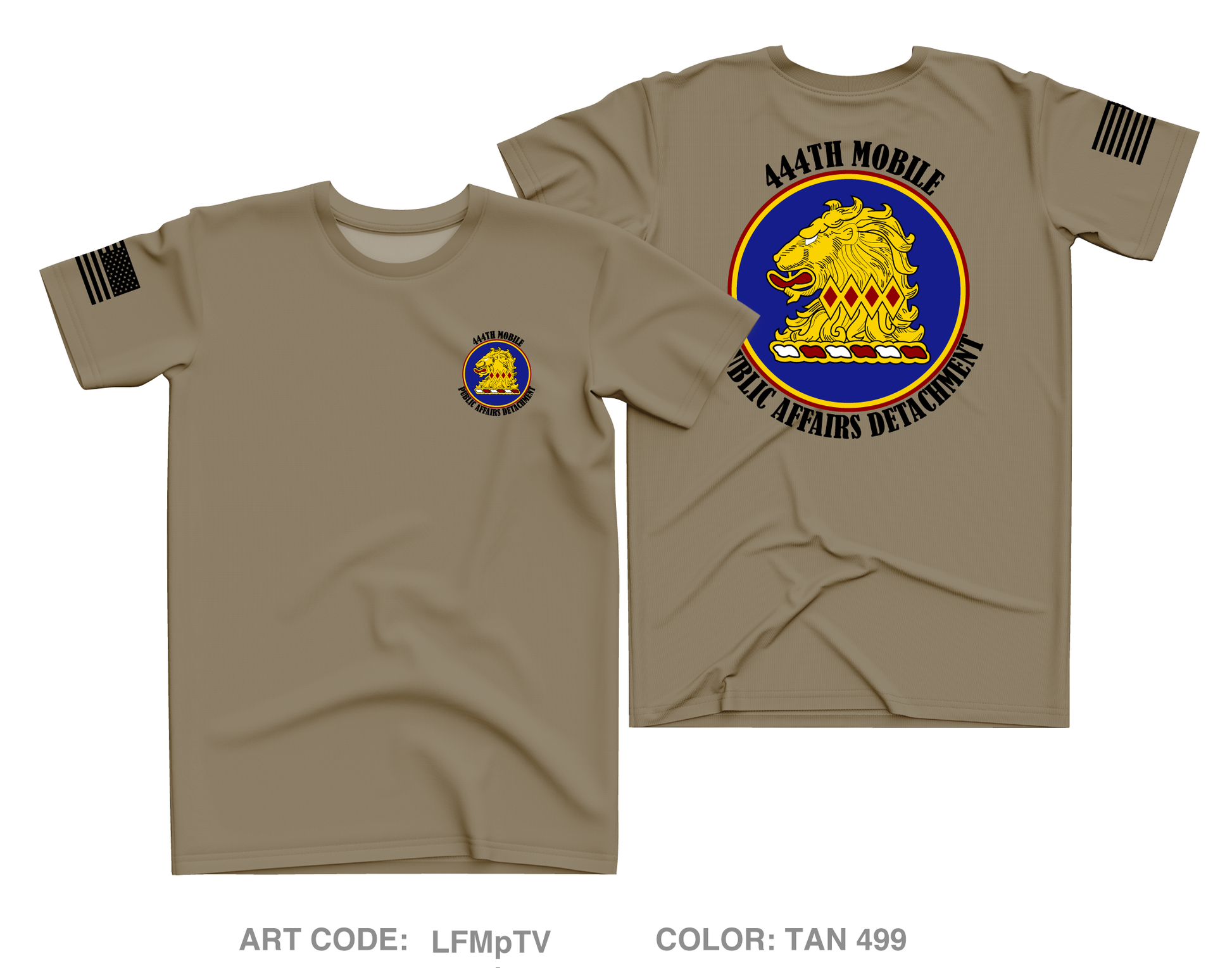 444th Mobile Public Affairs Detachment Core Men's SS Performance Tee - LFMpTV