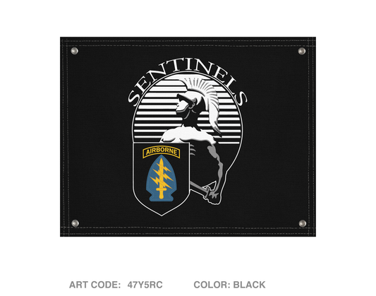 528th Sustainment Brigade (SO)(A) Banner Flag - 47Y5RC