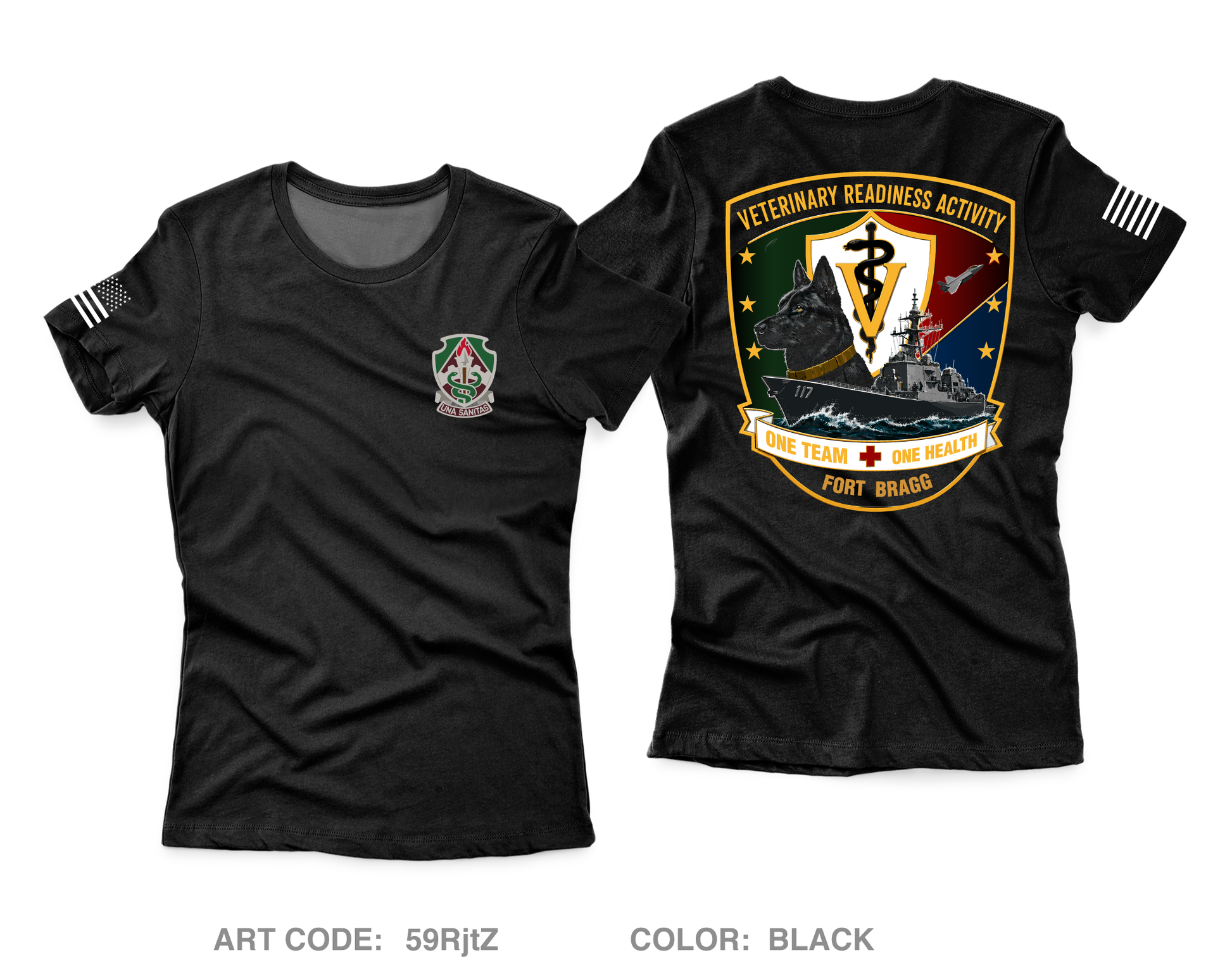 VRA Ft Bragg Core Women's SS Performance Tee - 59RjtZ