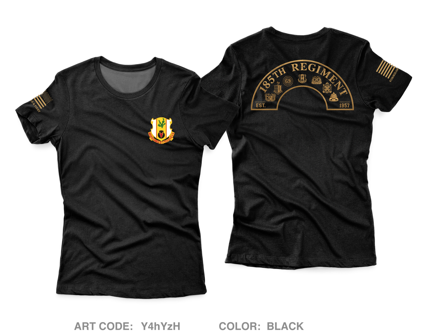 185th RTI (IOWA) Core Women's SS Performance Tee - Y4hYzH