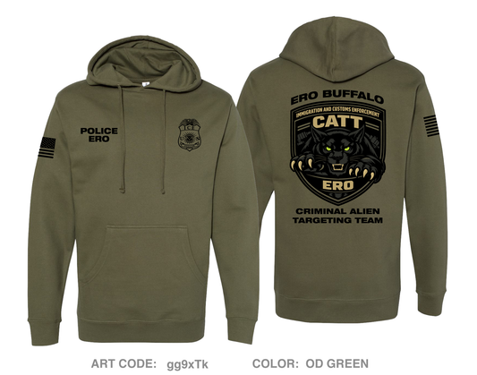ICE ERO CMD Batavia Comfort Unisex Hooded Sweatshirt - gg9xTk