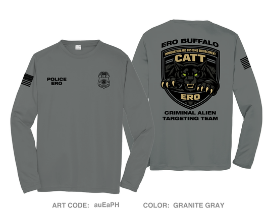 ICE ERO CMD Batavia Hi-Tech Performance Unisex LS Tee - auEaPH