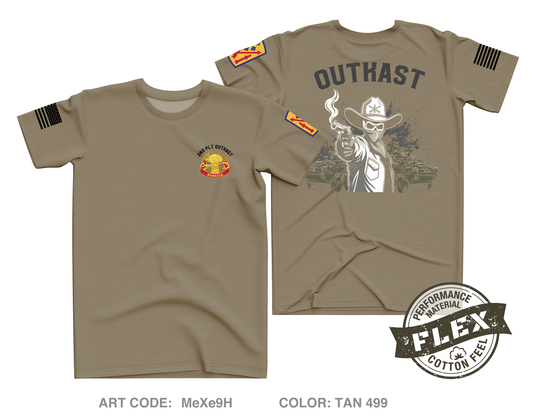 5-4 ADAR 2nd PLT ALPHA BTTRY Fundraising Collection Core Men's SS Flex Performance Tee - MeXe9H