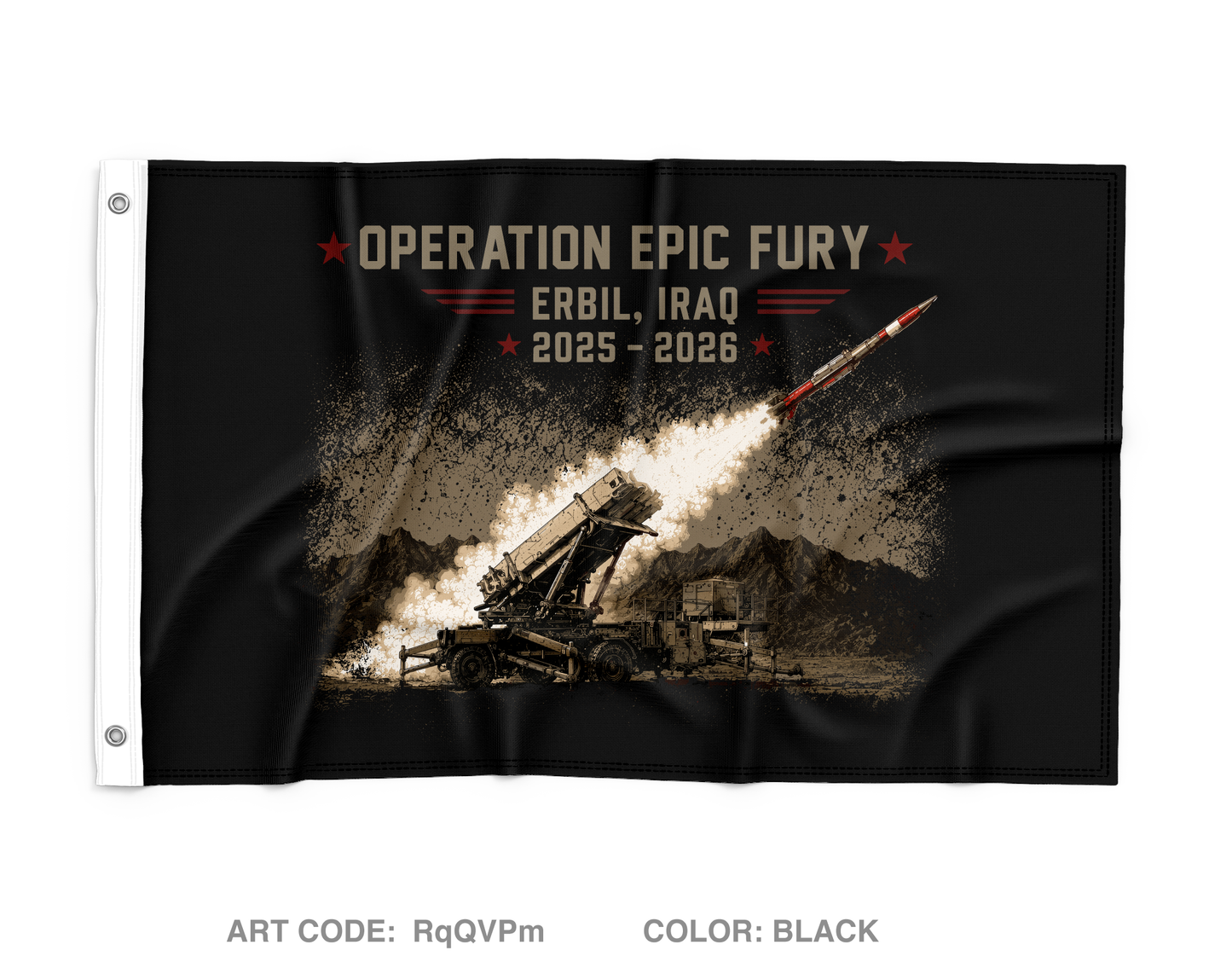 2-55 D-BTRY Wall Flag - RqQVPm