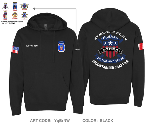 CUSTOM Mountaineer Agcra Comfort Unisex Hooded Sweatshirt - YqBrNW