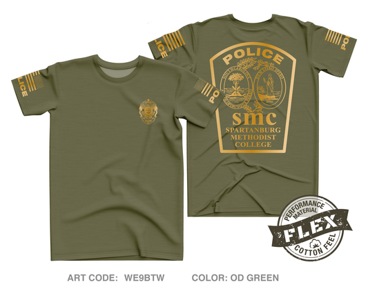 Spartanburg Methodist College Police Core Men's SS Flex Performance Tee - WE9BTW