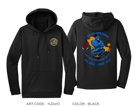 111th Ground Surgical Team Hi-Tech Performance Hoodie - HJZerO