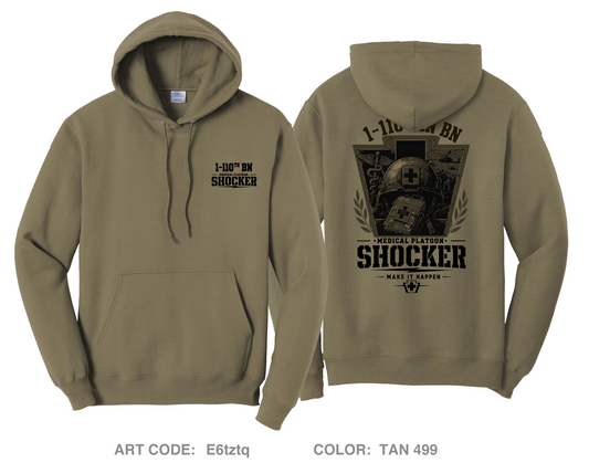 1-110th Comfort Unisex Hooded Sweatshirt - E6tztq