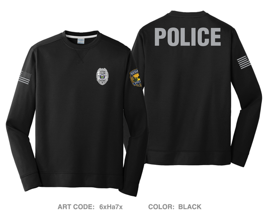 Chautauqau County Sheriffs Office/ Sedan PD HI-Tech Performance Crewneck Sweatshirt - 6xHa7x