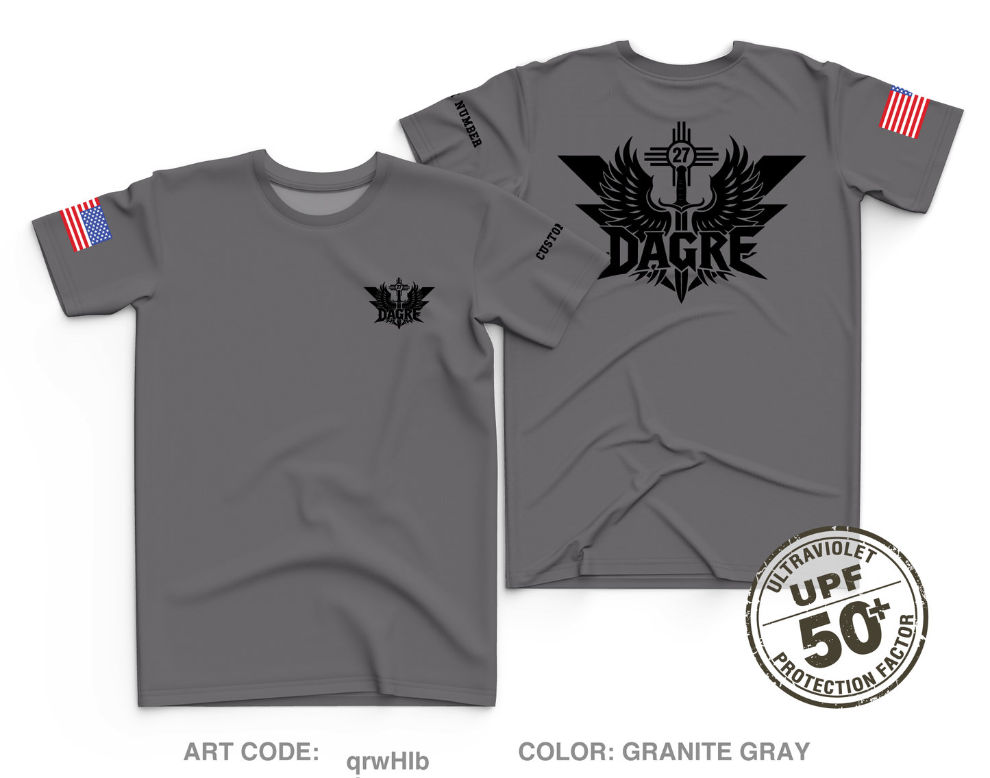 CUSTOM 27 SOSS/DAGRE Core Men's UPF 50+ Performance SS Tee - qrwHIb