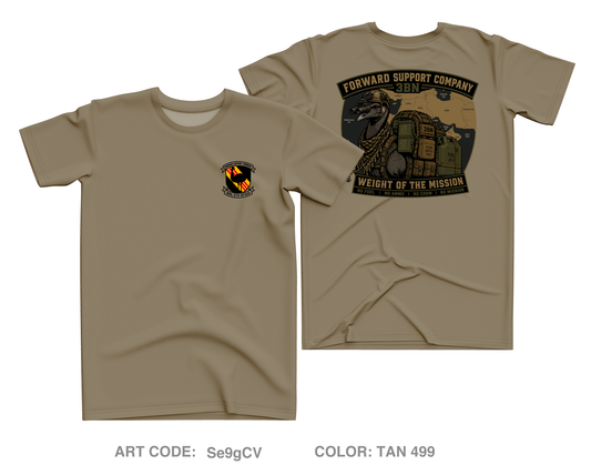 3BN, 5 SFG Core Men's SS Performance Tee - Se9gCV
