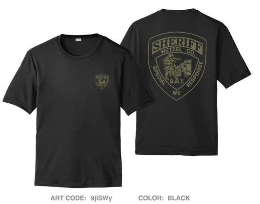 Wetzel County Sheriff SRT Hi-Tech Performance Unisex SS Tee - 9jISWy