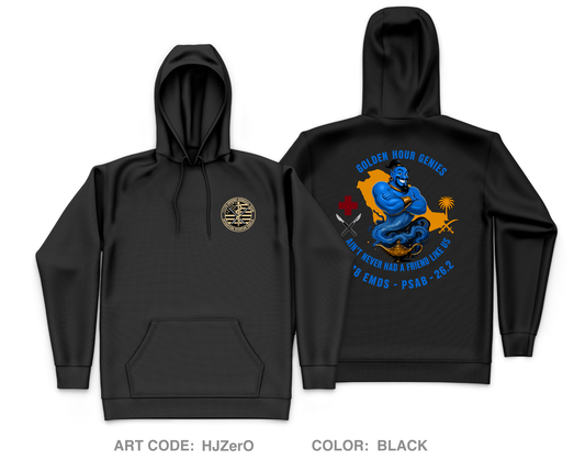 111th Ground Surgical Team Core Men's Hooded Performance Sweatshirt - HJZerO