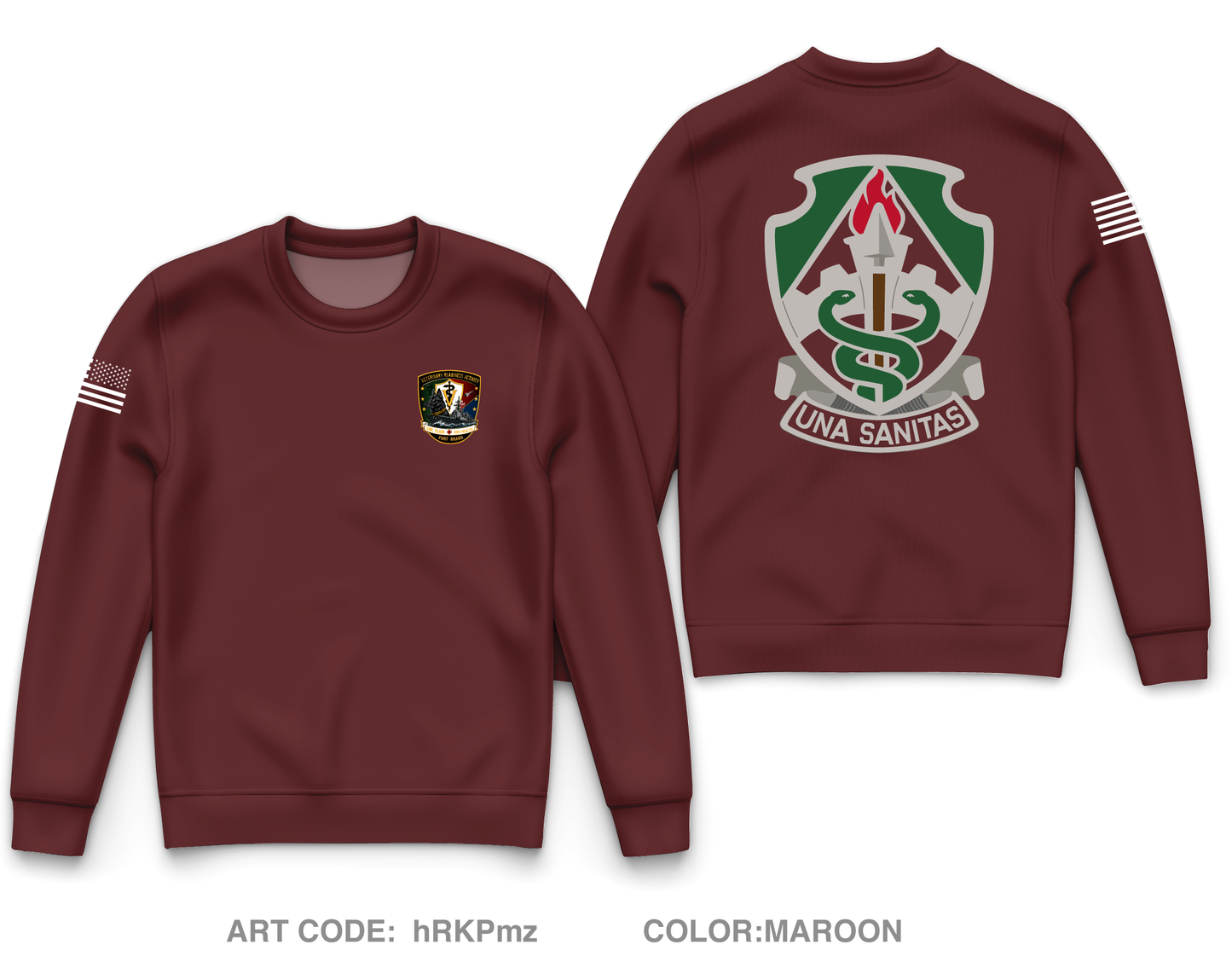VRA Ft Bragg Core Men's Crewneck Performance Sweatshirt - hRKPmz