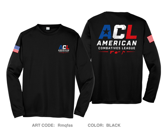American Combatives League Hi-Tech Performance Unisex LS Tee - Rmqfss