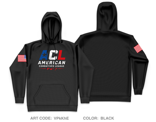American Combatives League Core Men's Hooded Performance Sweatshirt - VPkKhE