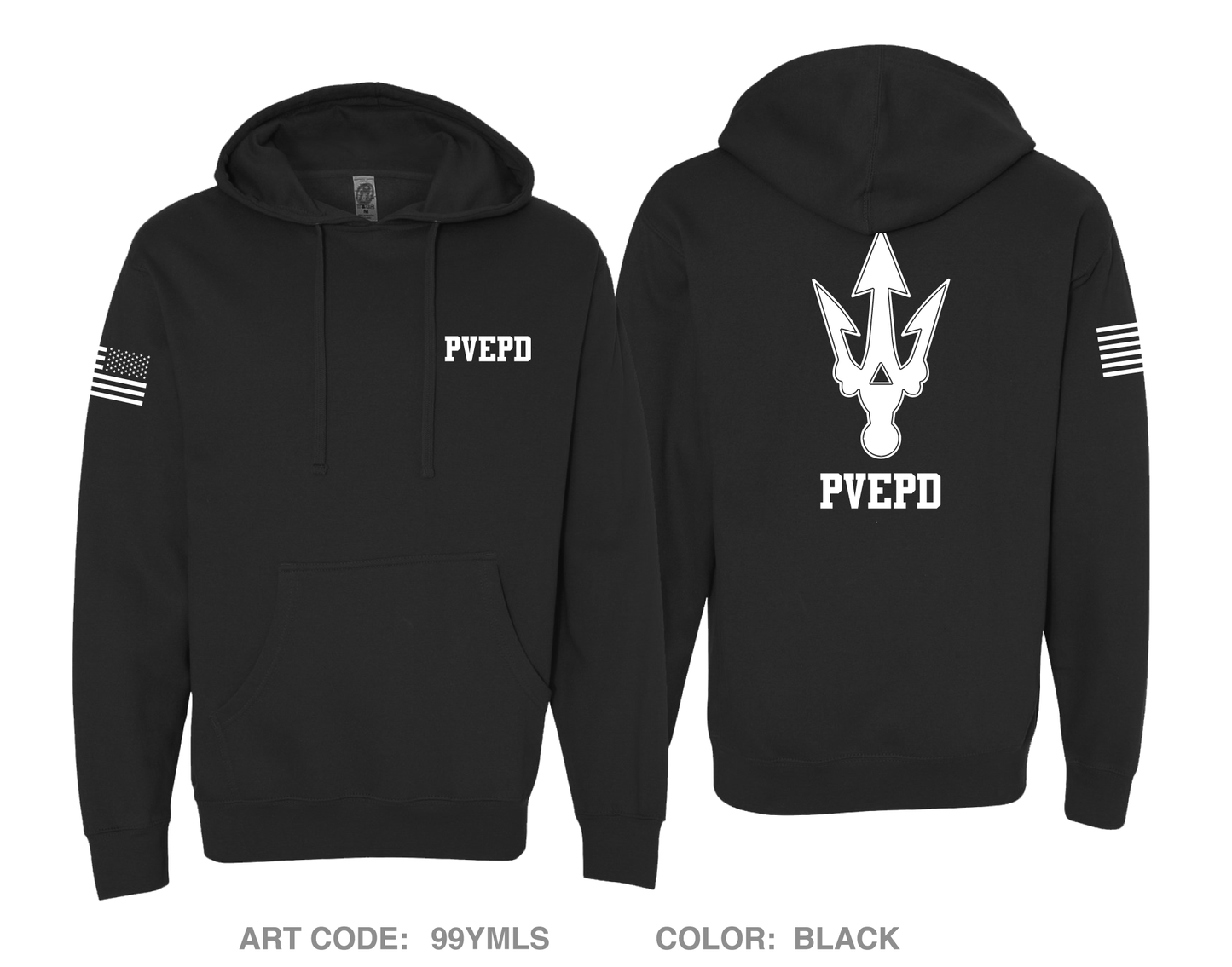 Palos Verdes Estates Police Comfort Unisex Hooded Sweatshirt - 99YMLS