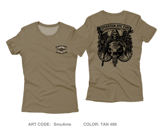 DECO Rigger Detachment Core Women's SS Performance Tee - SmuAme