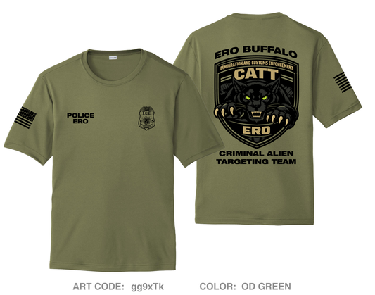 ICE ERO CMD Batavia Hi-Tech Performance Unisex SS Tee - gg9xTk