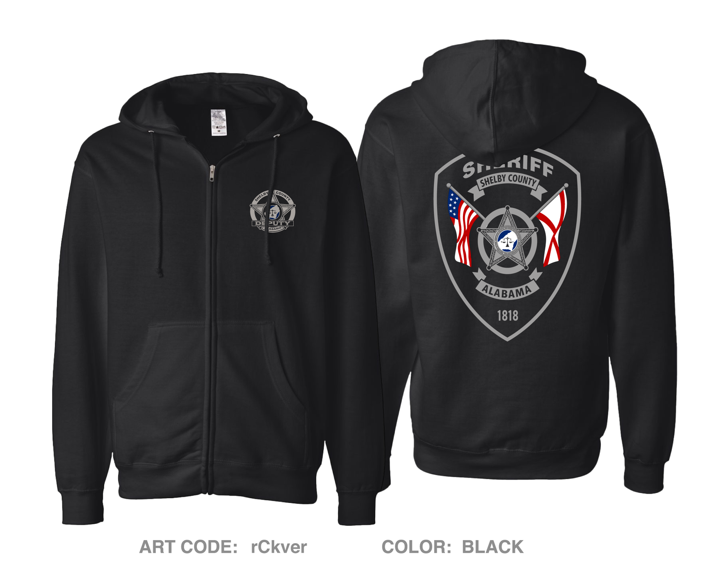 SCSO Comfort Unisex Cotton Blend Full-Zip Hooded Sweatshirt - rCkver