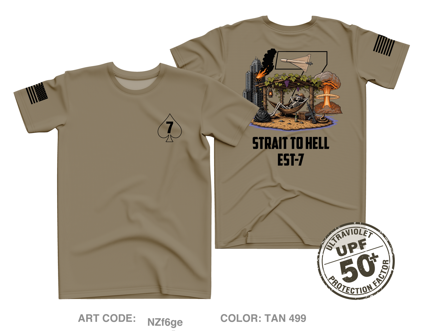 MESG-2 DET BAH ESIT7 Core Men's UPF 50+ Performance SS Tee - NZf6ge