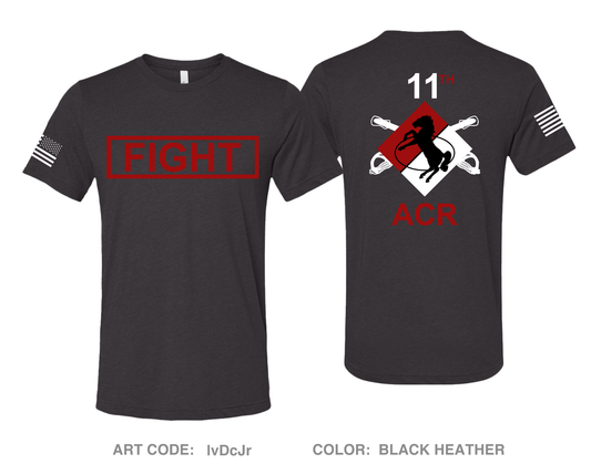 11th Armored Cavalry Regiment Comfort Unisex Triblend SS Tee - lvDcJr