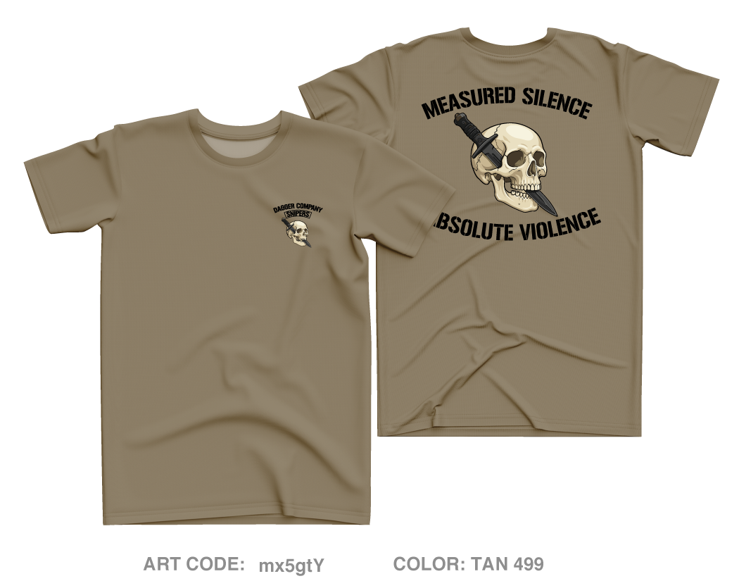 Dagger Company, 1-161 IN Core Men's SS Performance Tee - mx5gtY