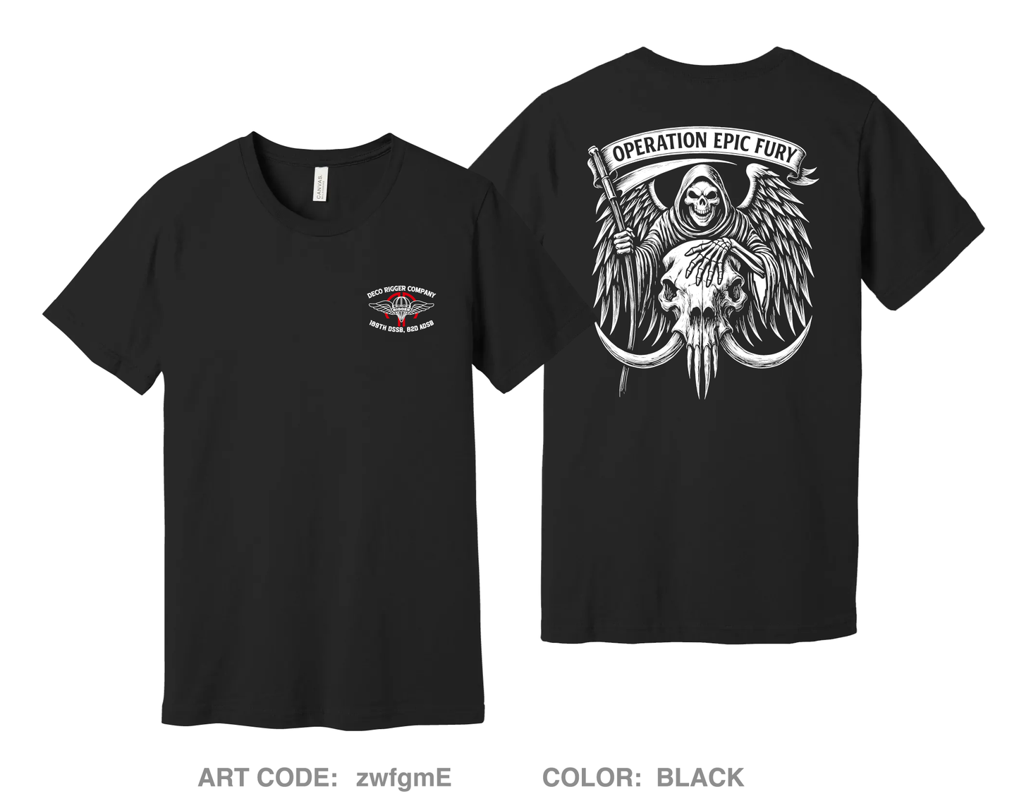 DECO Rigger Detachement Comfort Unisex Cotton SS Tee - zwfgmE