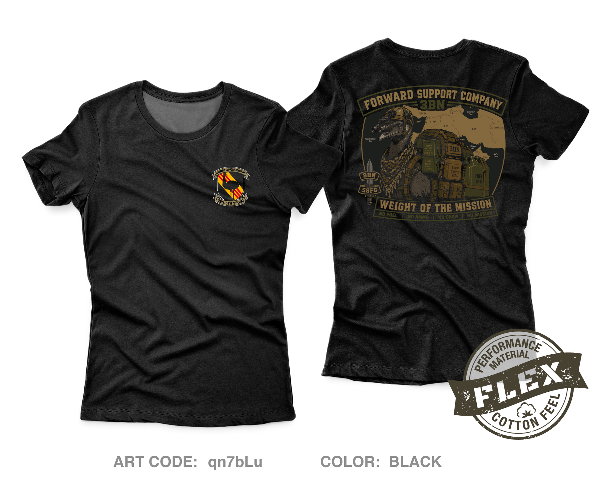 3BN, 5 SFG Core Women's SS Flex Performance Tee - qn7bLu