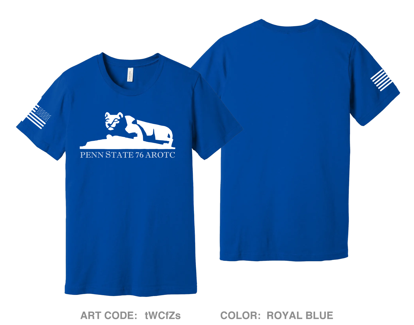 PSU76AROTC Comfort Unisex Cotton SS Tee - tWCfZs