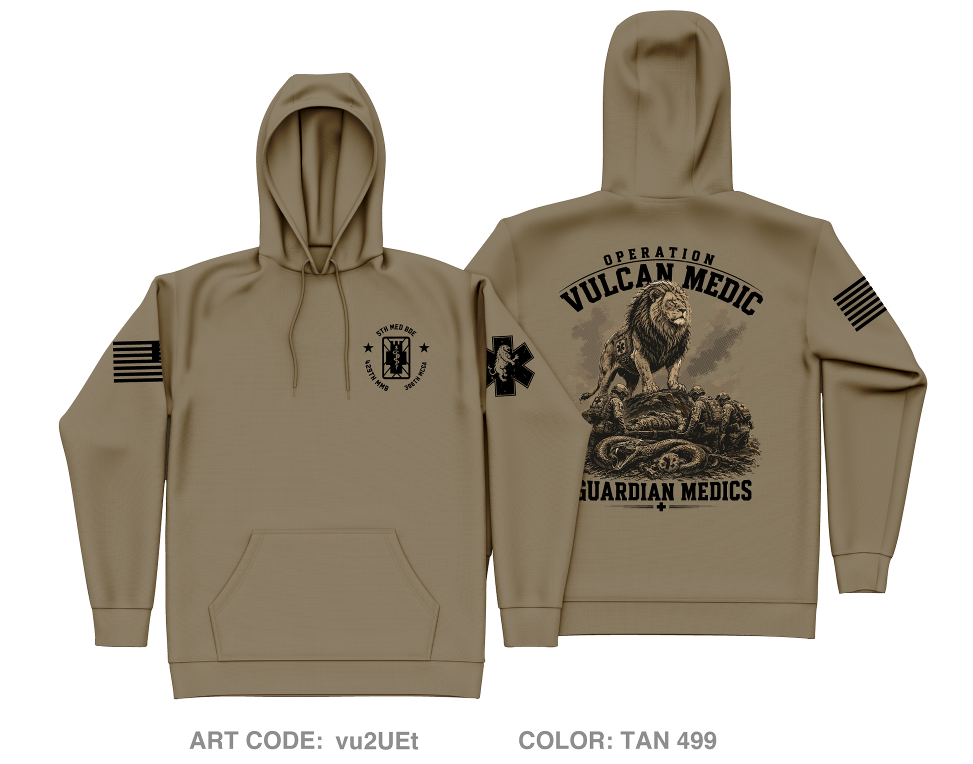 396th MCGA Core Men's Hooded Performance Sweatshirt - vu2UEt