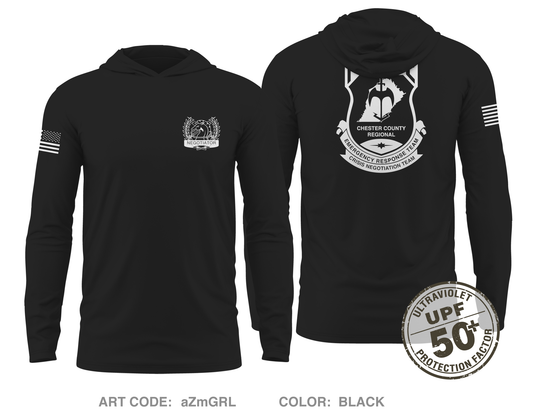 CCRERT CNT Core Men's UPF 50+ Hooded Performance LS Tee - aZmGRL