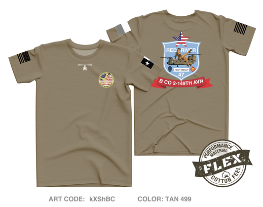 Bravo Company 2-149th Aviation Core Men's SS Flex Performance Tee - kXShBC