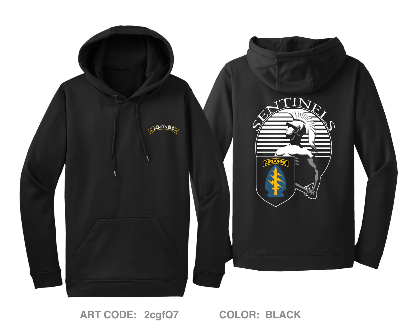 528th Sustainment Brigade (SO)(A) Hi-Tech Performance Hoodie - 2cgfQ7