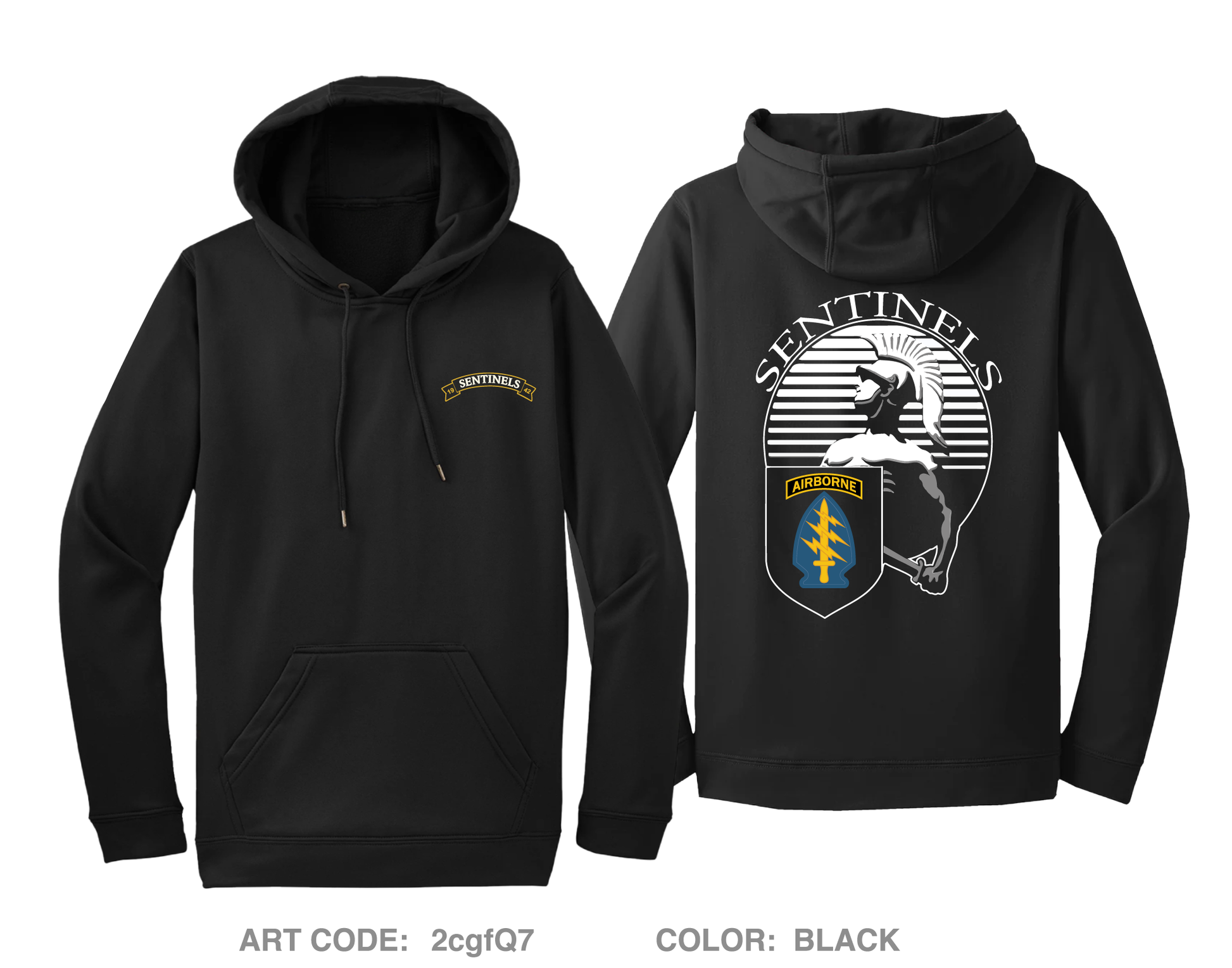 528th Sustainment Brigade (SO)(A) Hi-Tech Performance Hoodie - 2cgfQ7