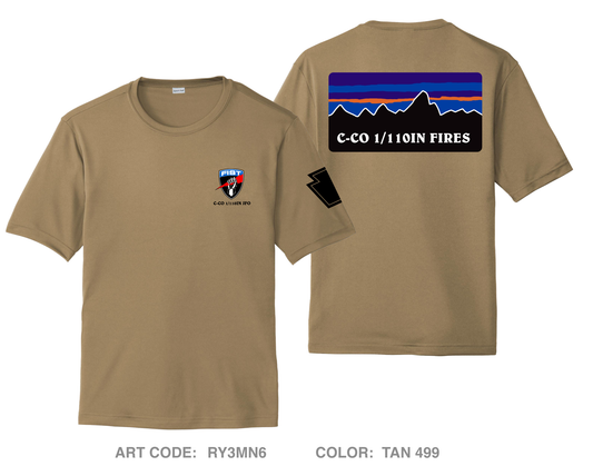 C-CO 1-110IN Hi-Tech Performance Unisex SS Tee - RY3MN6