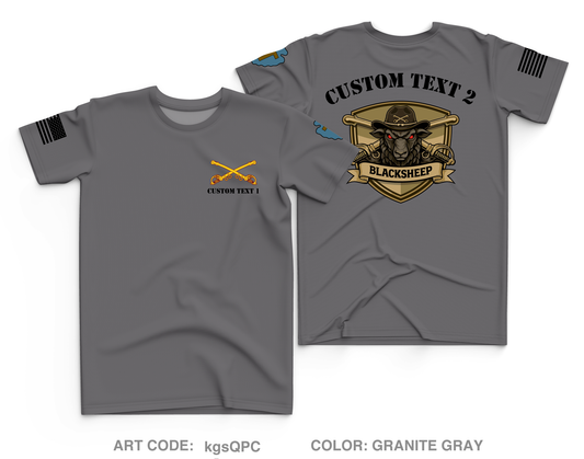 CUSTOM B Trp 1/124 CAVALRY Store 1 Core Men's SS Performance Tee - kgsQPC