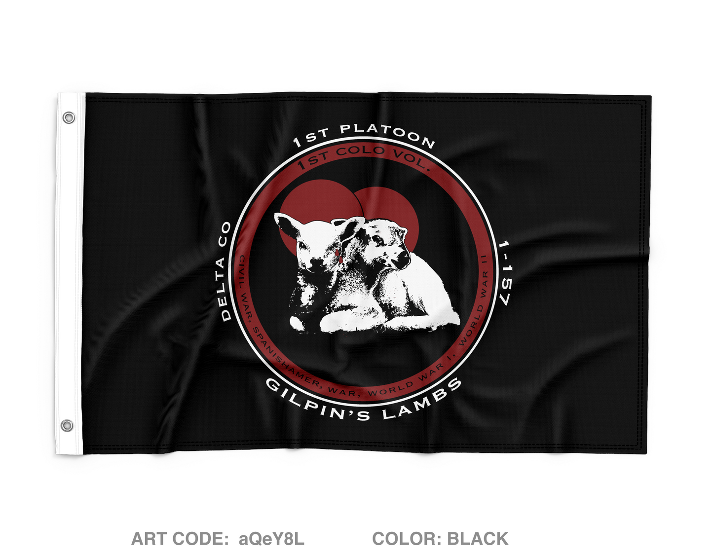 D CO 1-157 Wall Flag - aQeY8L