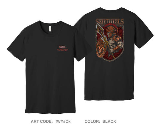 528th Sustainment Brigade (SO)(A) Comfort Unisex Cotton SS Tee - fWYsCk