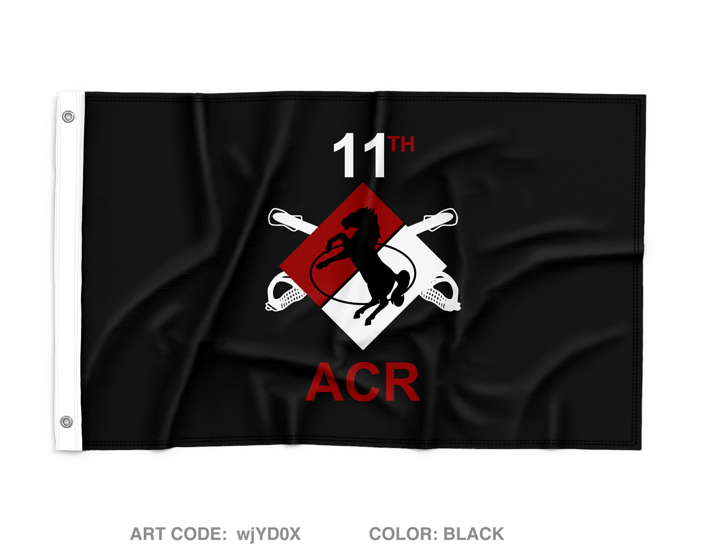 11th Armored Cavalry Regiment Wall Flag - wjYD0X