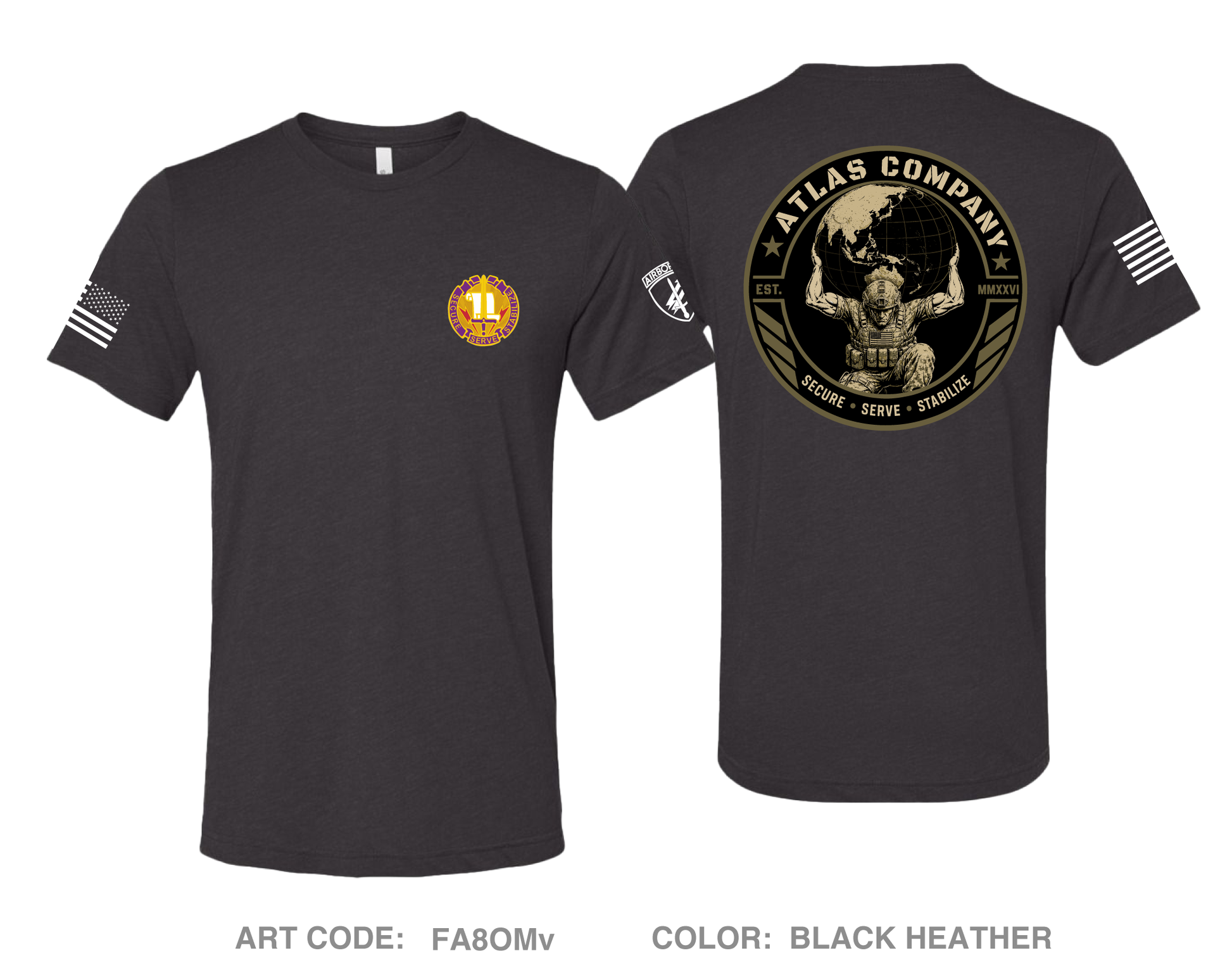 A Co 405th CA BN Comfort Unisex Triblend SS Tee - FA8OMv