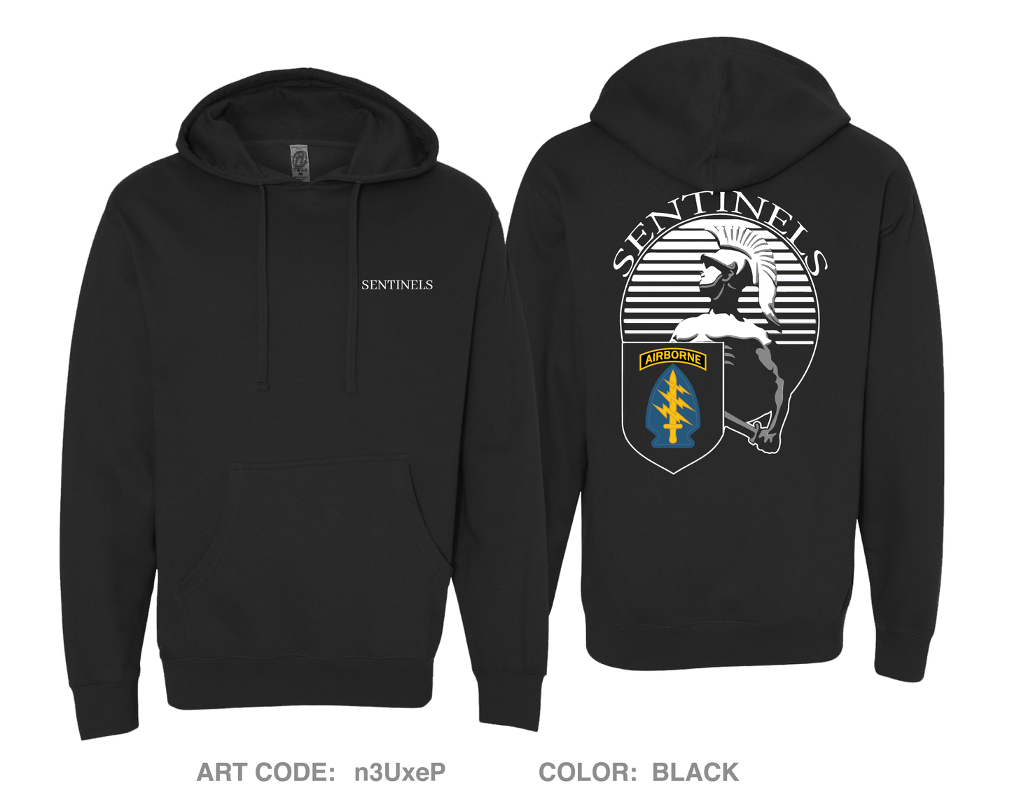 528th Sustainment Brigade (SO)(A) Comfort Unisex Hooded Sweatshirt - n3UxeP
